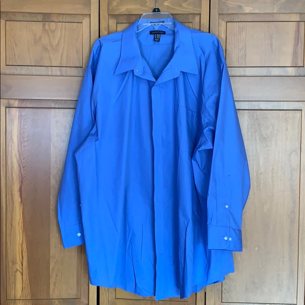 Lands’ End 20 men shirt blue